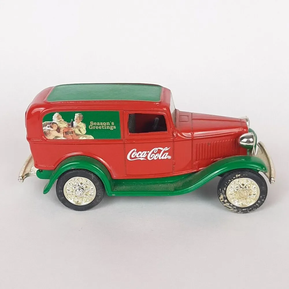 Vintage ERTL Coca Cola 1932 Ford Panel Delivery Truck Car Toy Diecast Holidays